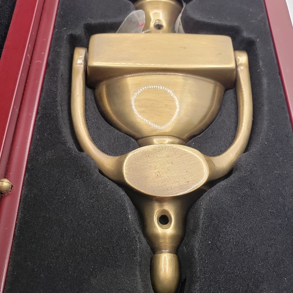 Brass Door Knocker Engravable Plate - Picture 6 of 6